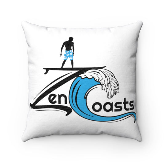 Zen Coasts Spun Polyester Square Pillow 18 X 18