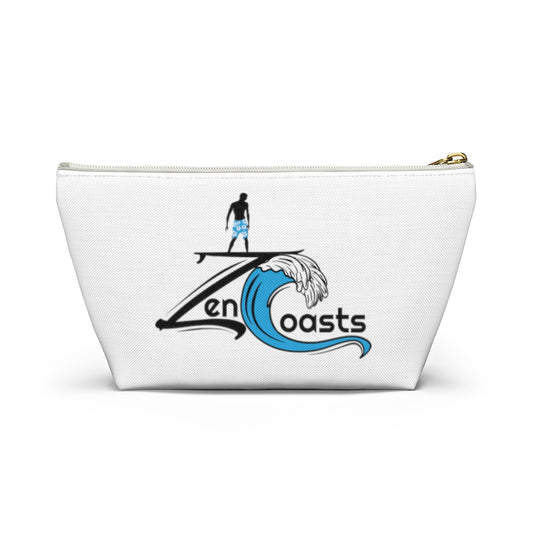 Zen Coasts Accessory Pouch w T-bottom Full Logo
