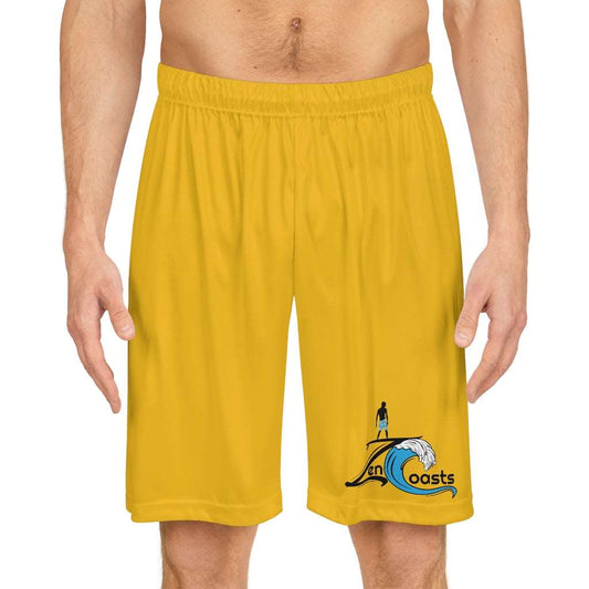 Zen Coasts Basketball Shorts Yellow