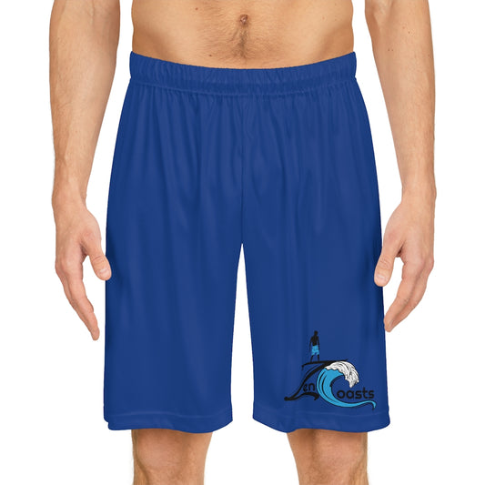 Zen Coasts Basketball Shorts Blue