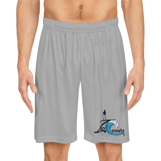 Zen Coasts Basketball Shorts Light Grey