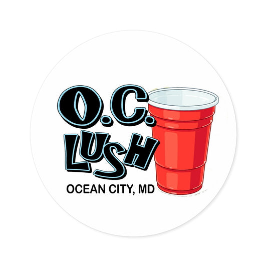 OC Lush Round 2 X 2 Stickers, Indoor\Outdoor