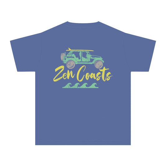 Zen Coasts Jeep Youth Midweight Tee
