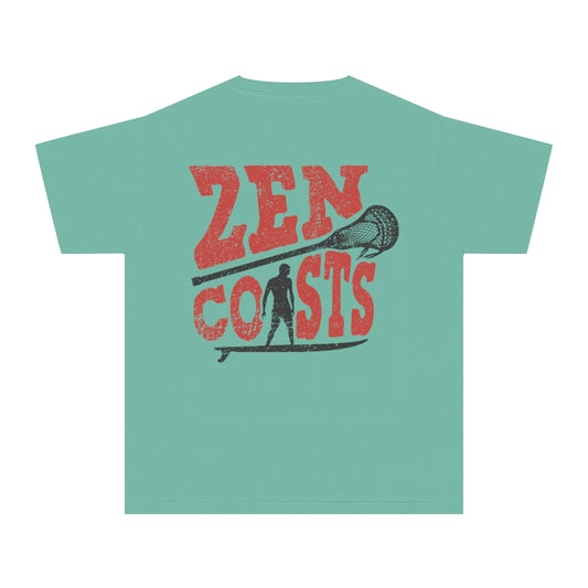 Zen Coasts LAX Youth Midweight Tee